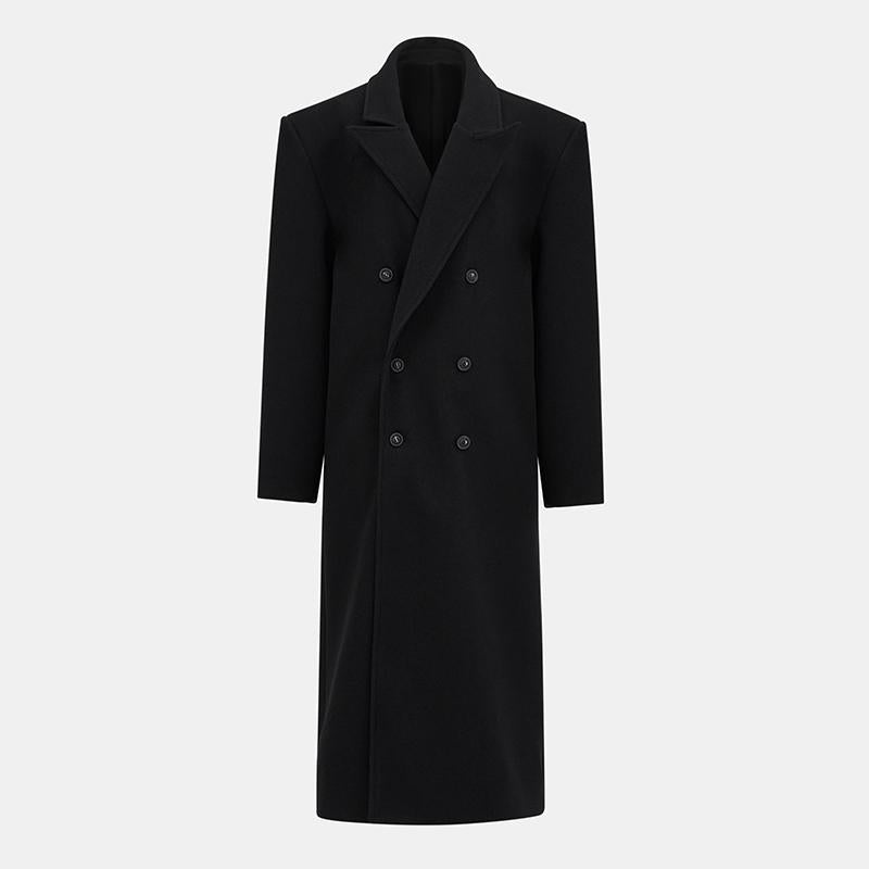 Winter Commute Suit Collar Long Woolen Coat
