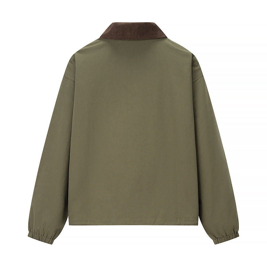 Women's Casual Zipper Short Coat