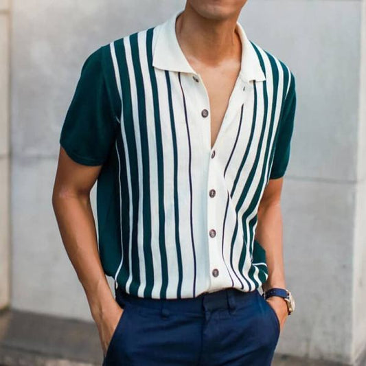 Men’s Casual Lapel Polo Shirt