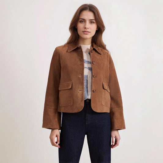 Women’s Slim Suede Jacket