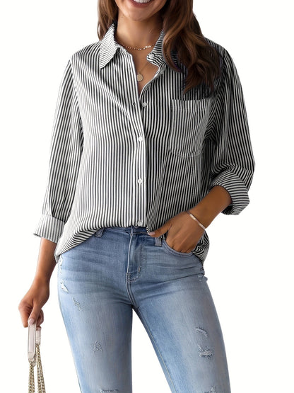 Women's Loose Casual Long Sleeve Shirt