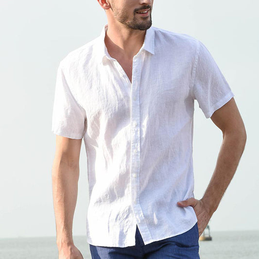 Men’s Summer Short-Sleeved Casual Shirt