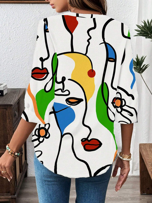 Women's Casual Office Blouse