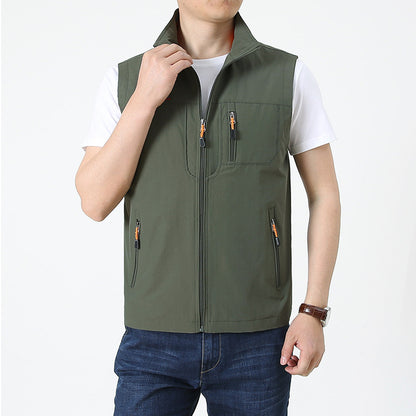 Men’s Outdoor Multi-Pocket Fishing Vest