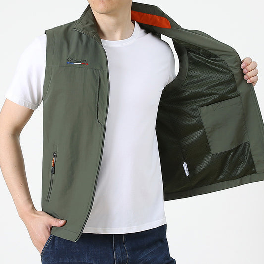 Men’s Outdoor Multi-Pocket Fishing Vest