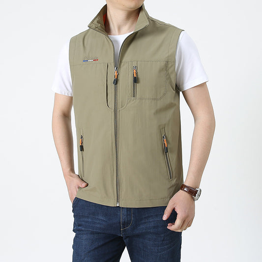 Men’s Outdoor Multi-Pocket Fishing Vest