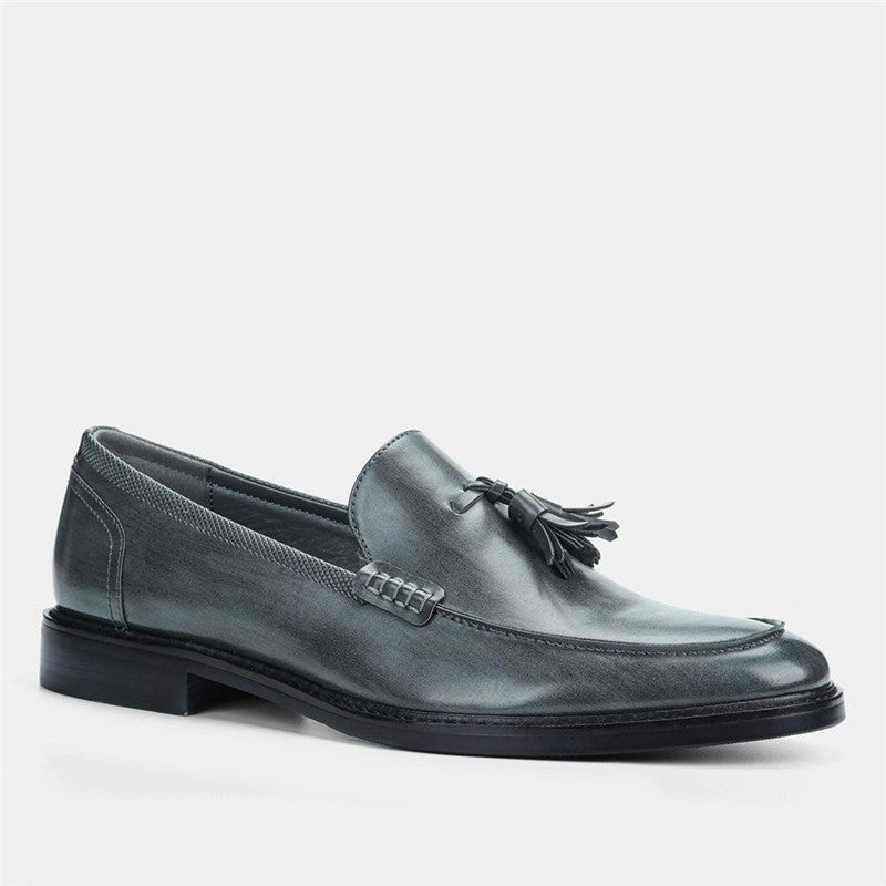Herren Freizeitschuhe Leder Loafer Business Kleid Formelle Schuhe
