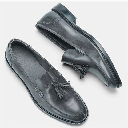 Herren Freizeitschuhe Leder Loafer Business Kleid Formelle Schuhe