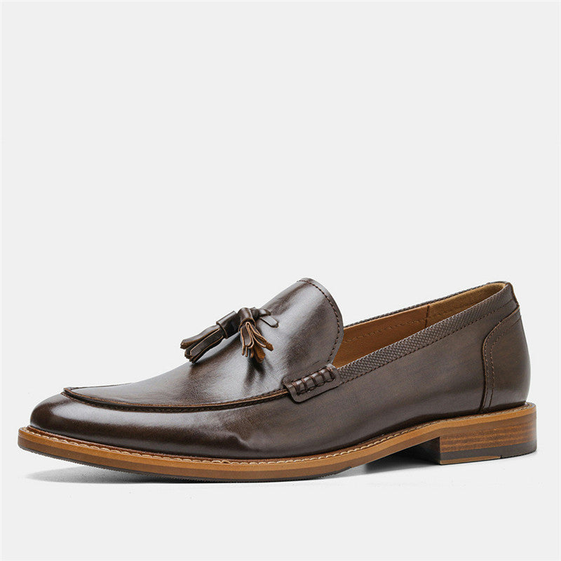 Herren Freizeitschuhe Leder Loafer Business Kleid Formelle Schuhe