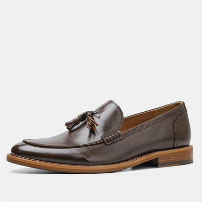 Herren Freizeitschuhe Leder Loafer Business Kleid Formelle Schuhe