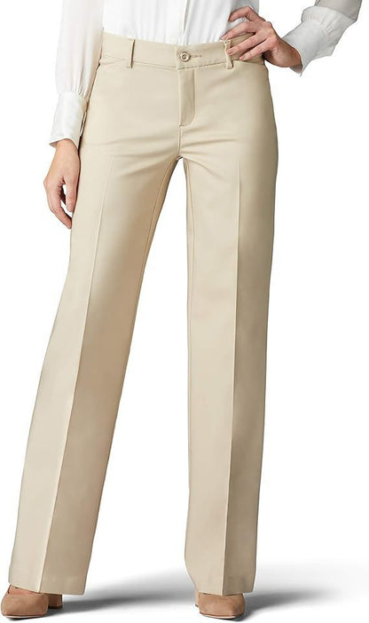 High Waist Loose Elastic Straight Casual Women's Pants