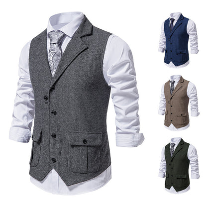 European Retro Vest for Men