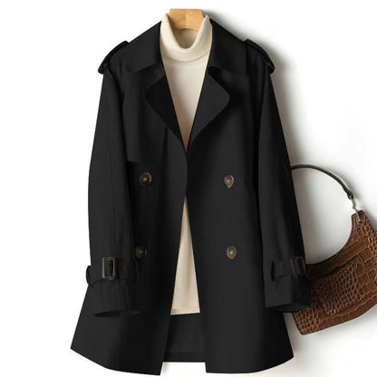 Mid Length Waist Wrap Coat