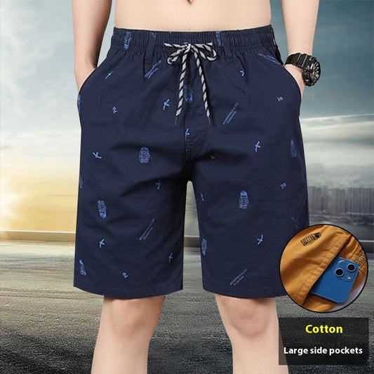 Summer Loose Cropped Pants