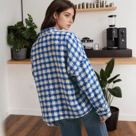 Plaid Loose Women’s Coat