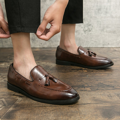 Slippers met kwastjes voor jonge mannen