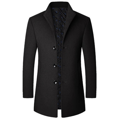 Autumn and Winter Casual Woolen Coat