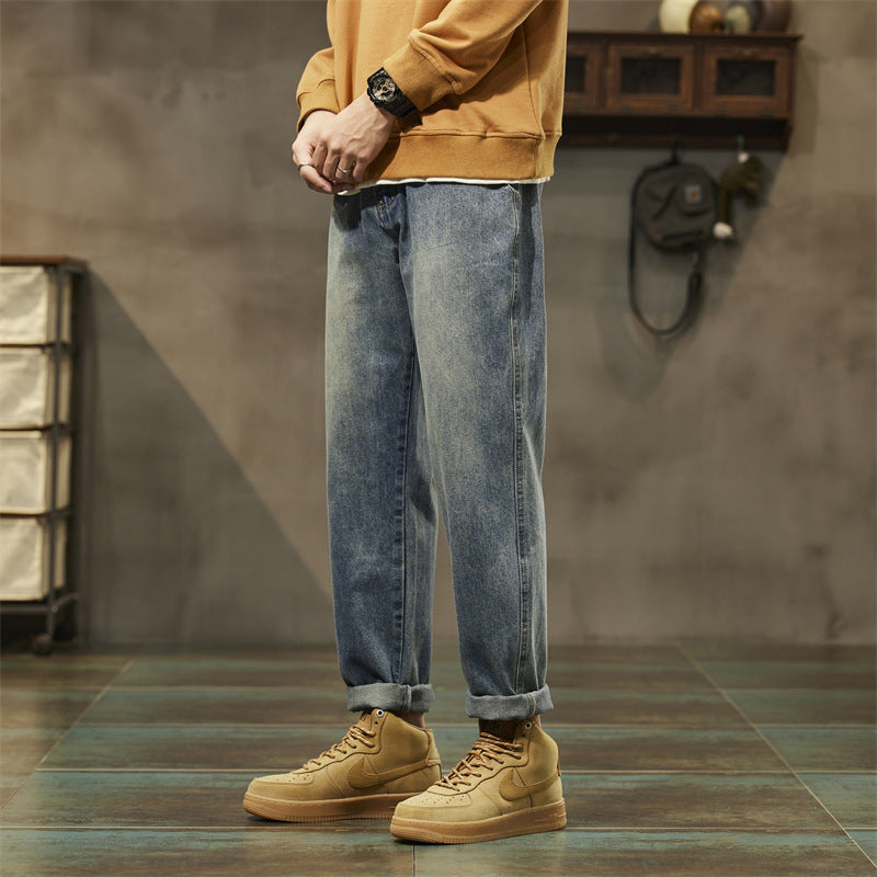 Men’s Retro Denim Slim Fit Jeans