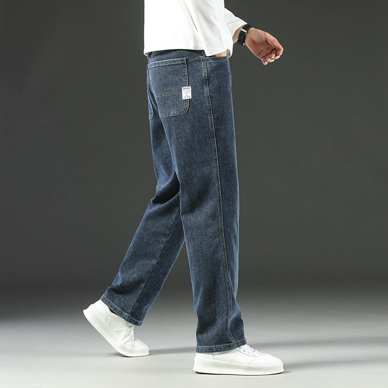 Men’s Fashion Stretch Business Casual Long Jeans
