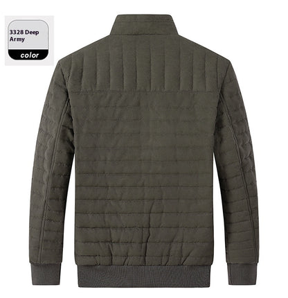 Men's Cotton-padded Jacket Stand-up Collar Thermal
