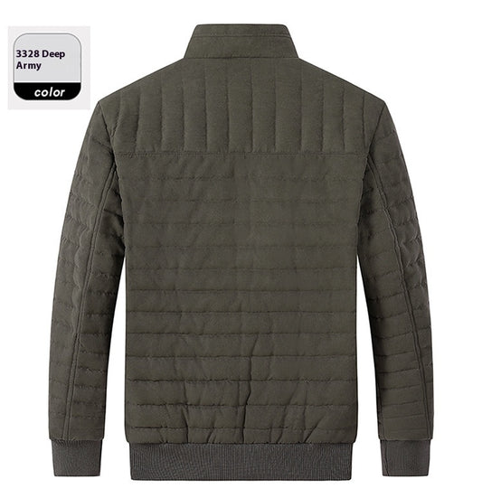 Men's Cotton-padded Jacket Stand-up Collar Thermal
