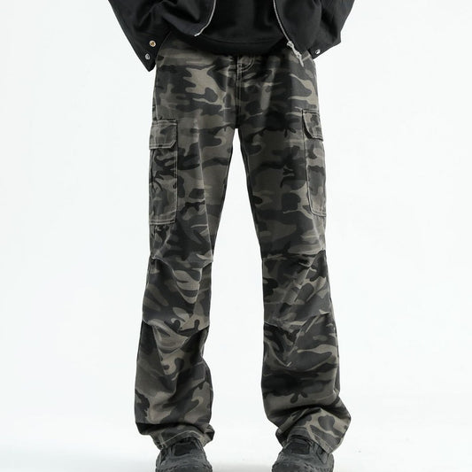 Paratrooper Denim Cargo Trousers
