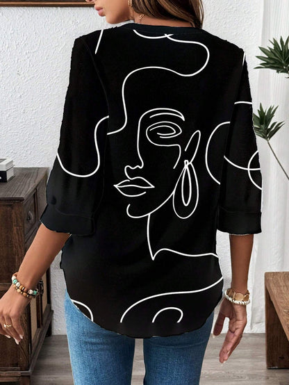 Women's Casual Office Blouse