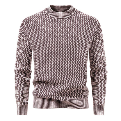 Men's Mohair Jacquard Sweatshirt