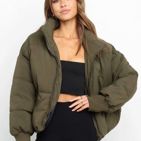 Urban Stand Collar Puffer Jacket