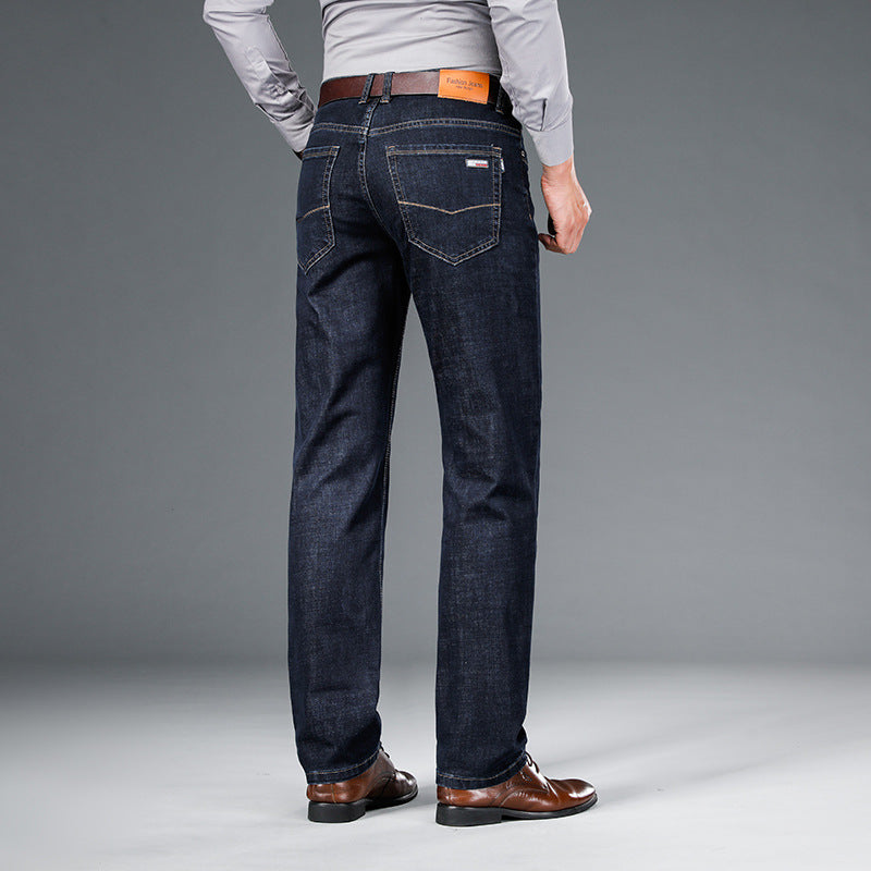 Washed Slim Fit Jeans For Business