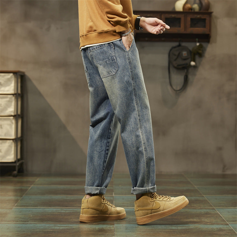 Men’s Retro Denim Slim Fit Jeans