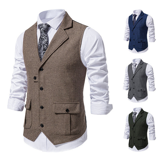 European Retro Vest for Men