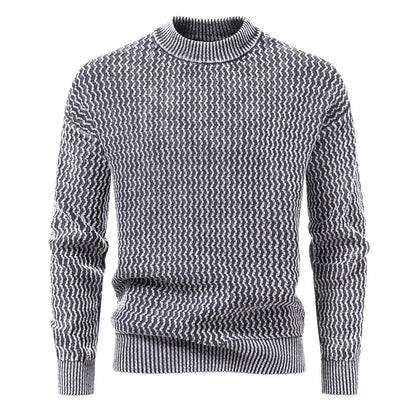 Men's Mohair Jacquard Sweatshirt