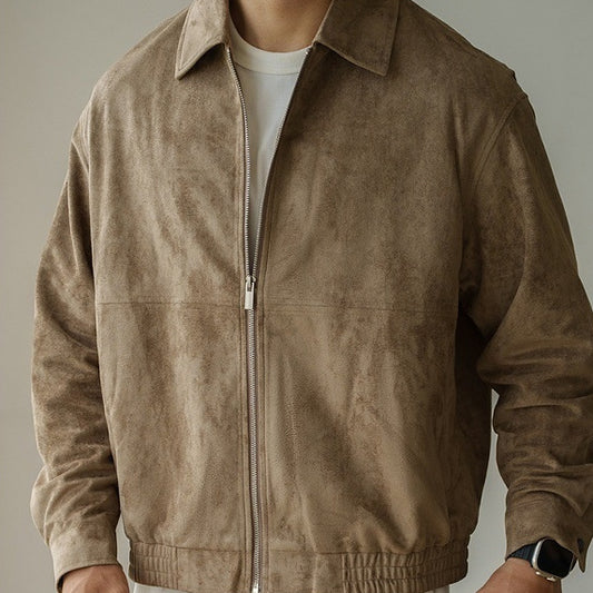 Men’s Vintage Suede Western Jacket