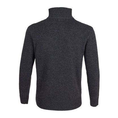 Zip Turtleneck Cardigan Top