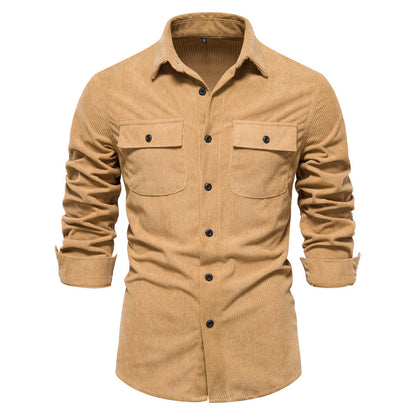 Men’s Slim Corduroy Shirt