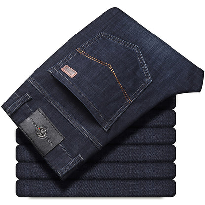 Plus-Size Stretch Business Jeans