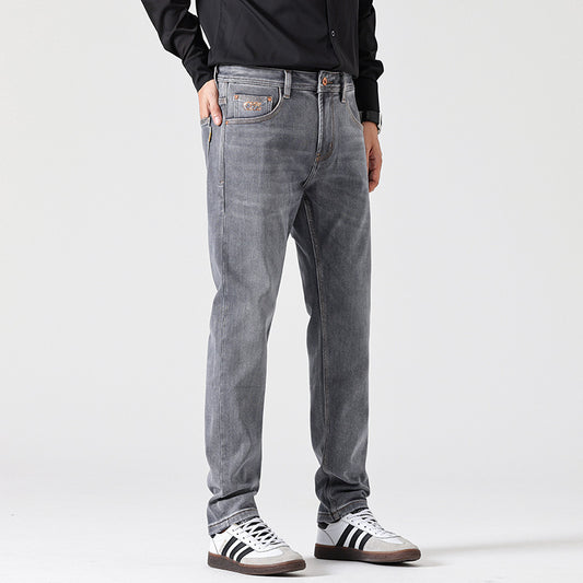 Classic Slim Retro Gray Jeans
