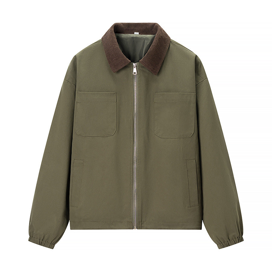 Women's Casual Zipper Short Coat