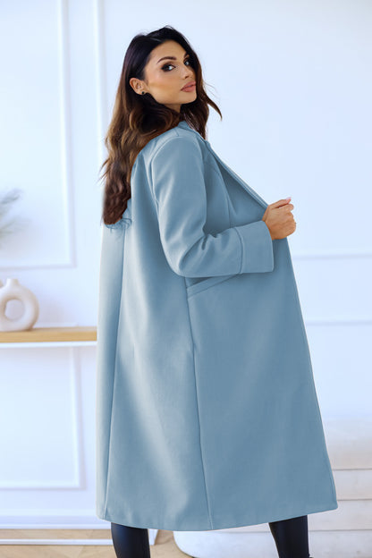 Women’s Double-Breasted Woolen Coat