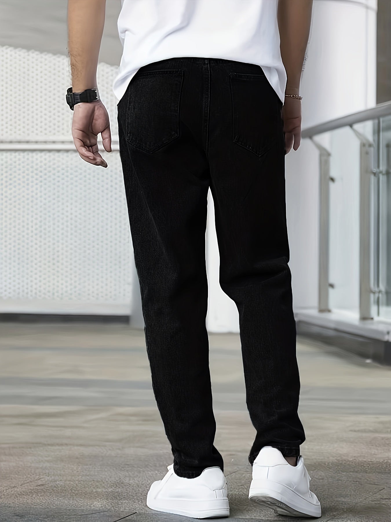 Slim Fit Black Jeans