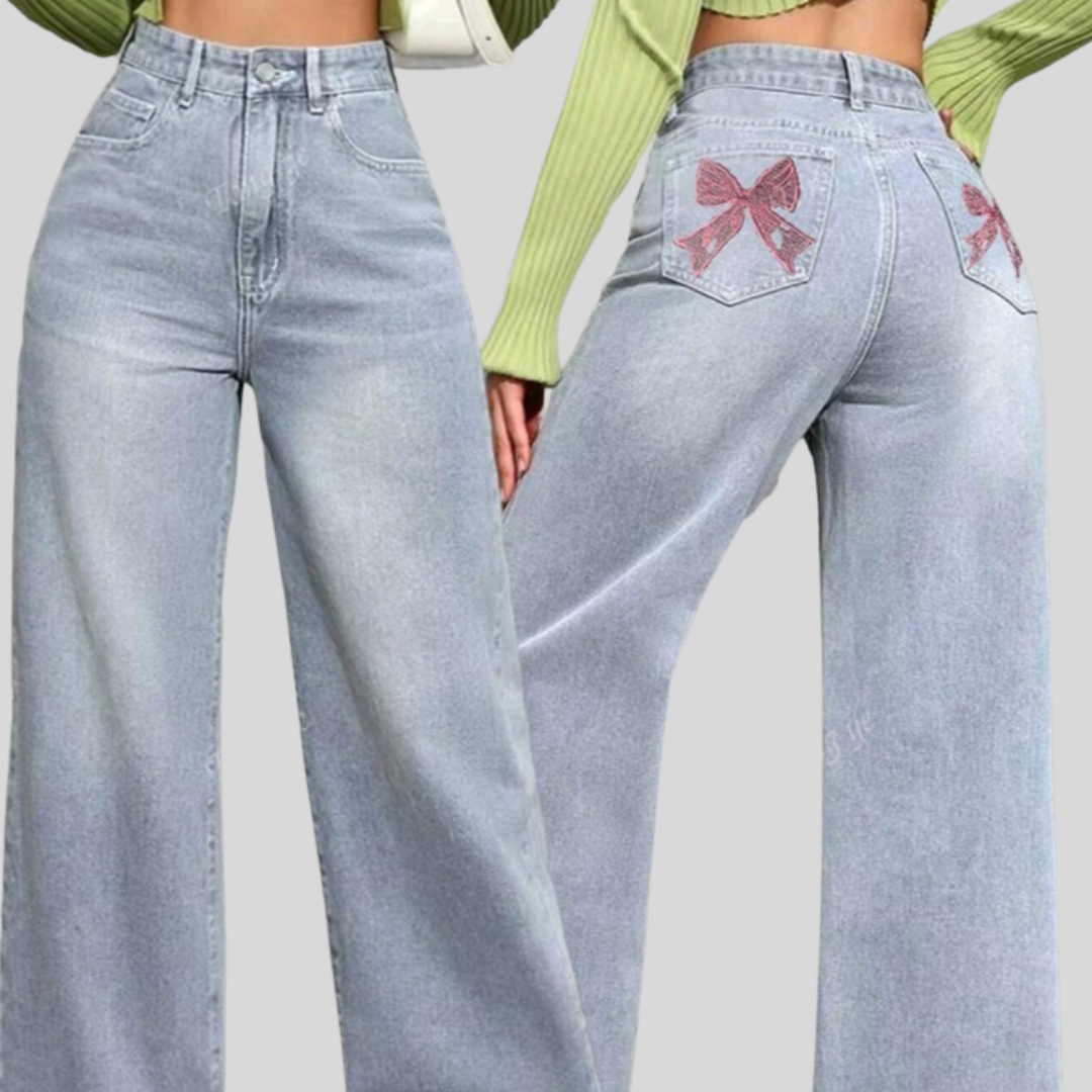 Straight Leg Slimming Wide-Leg Floor-Length Pants