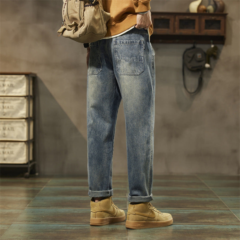 Men’s Retro Denim Slim Fit Jeans