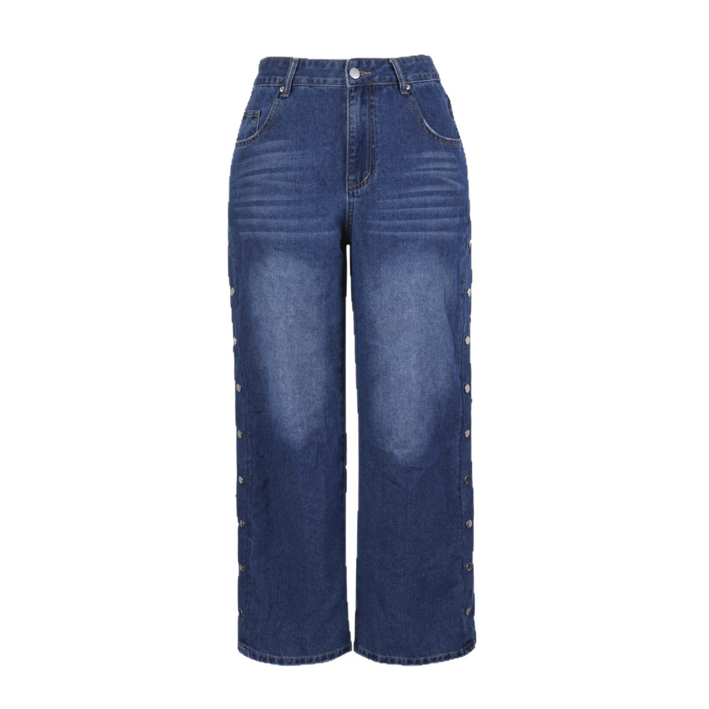 Women’s Heart Rivet Denim Pants