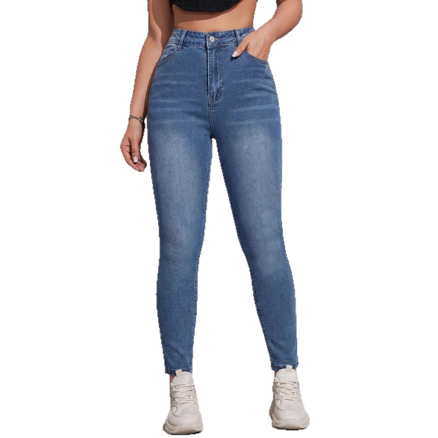 High-Waisted Butt Lifting Skinny Jeans