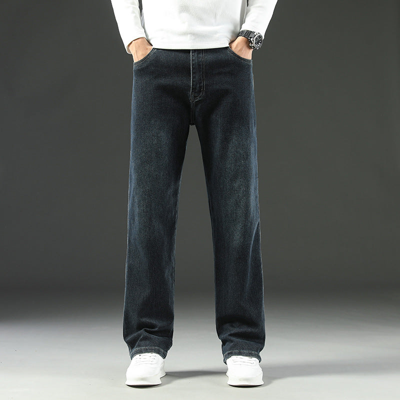Men’s Fashion Stretch Business Casual Long Jeans