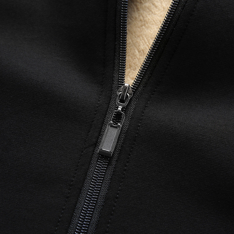 Lamb Down Sweater Men's Fleece Padded Coat