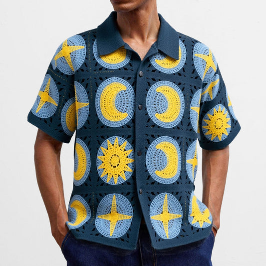 Men’s Summer Short-Sleeved Cardigan