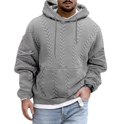 Solid Color Long-Sleeved Sweater