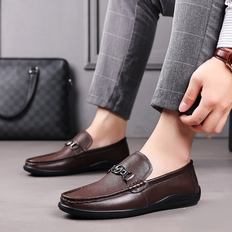 Modische Freizeitschuhe Herren Lederfüße